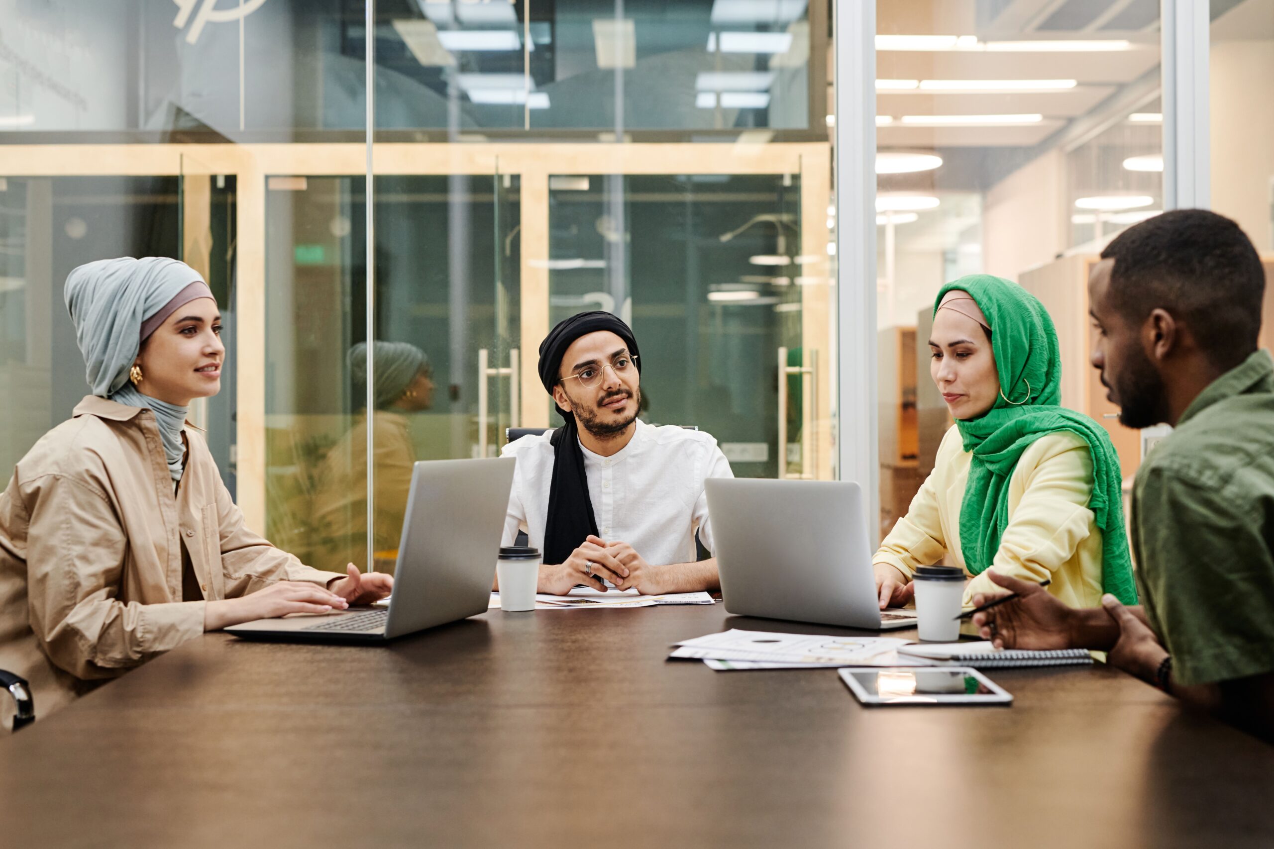Influencer recording content with a smartphone